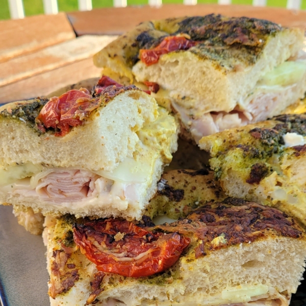 Bob's Focaccia Turkey Sandwiches