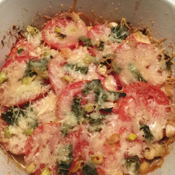 Crookneck Squash and Tomatoes