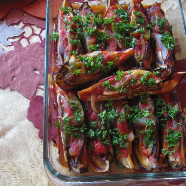 Armenian Stuffed Eggplant (Imam Bayildi)