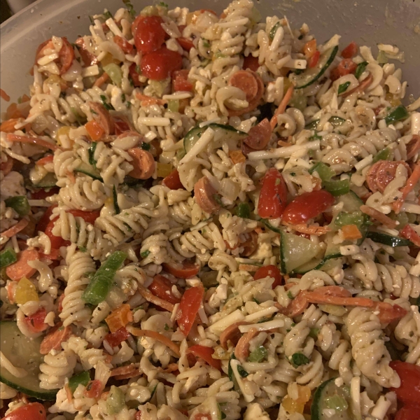 Pasta Salad with Homemade Dressing