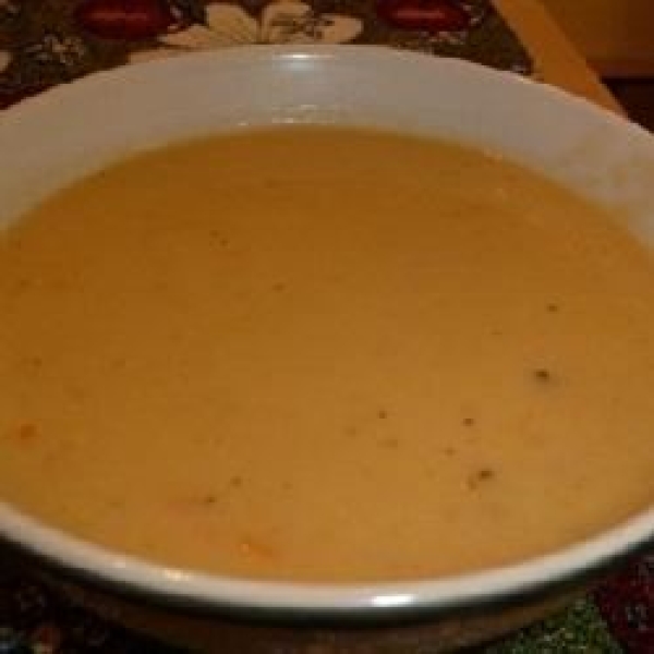 Cheesy Leek and Mustard Soup