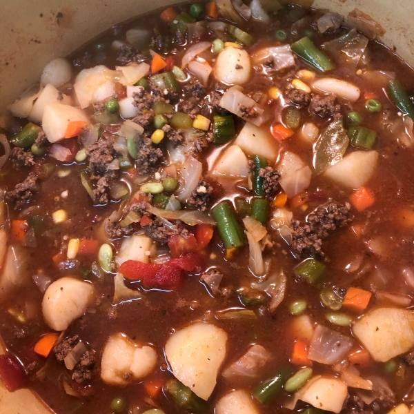 Delicious Vegetable Beef Soup