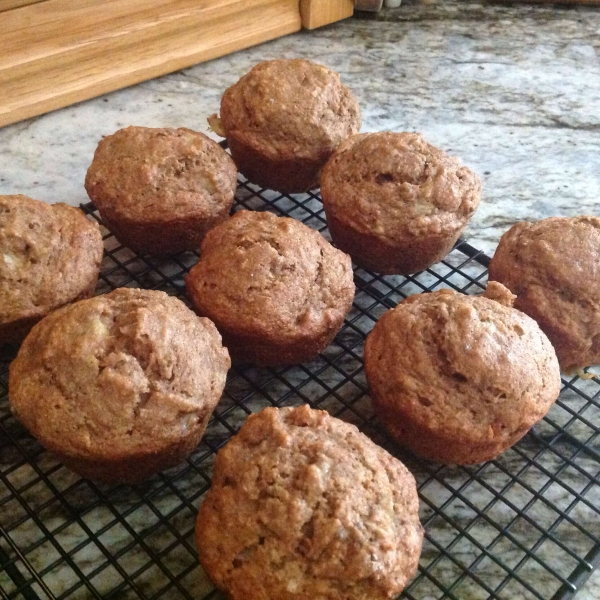 Moist Banana Streusel Muffins