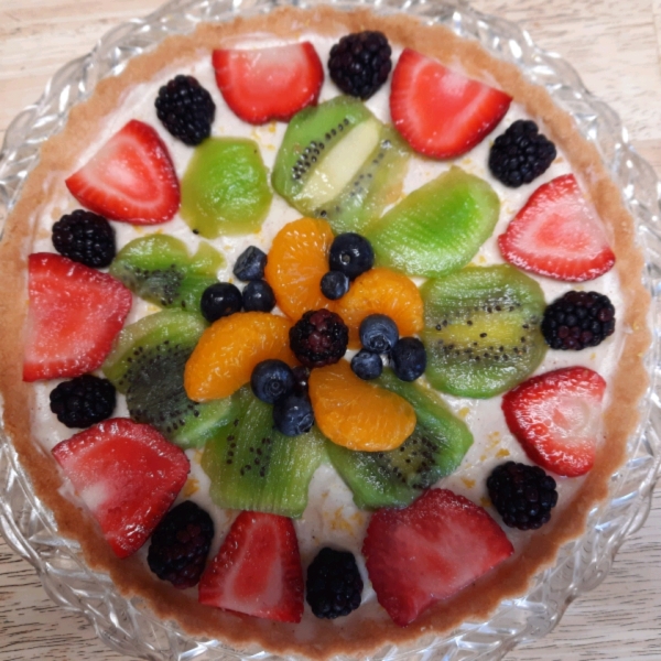 Fresh Fruit Tart with Mascarpone