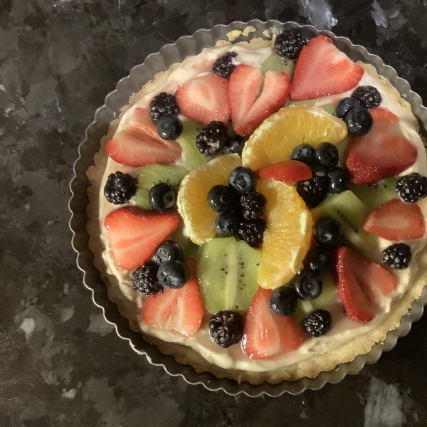 Fresh Fruit Tart with Mascarpone