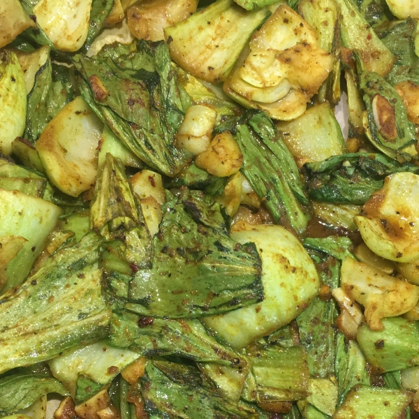 Roasted Bok Choy