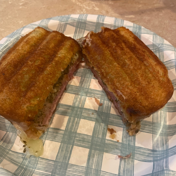 Prosciutto and Provolone Panini Sandwiches