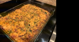 Cheesy Sausage and Egg Keto Casserole