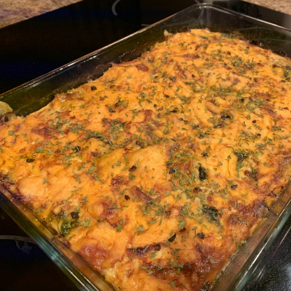 Cheesy Sausage and Egg Keto Casserole