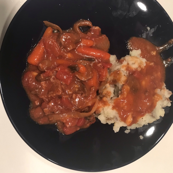 Slow Cooker Sloppy Swiss Steak