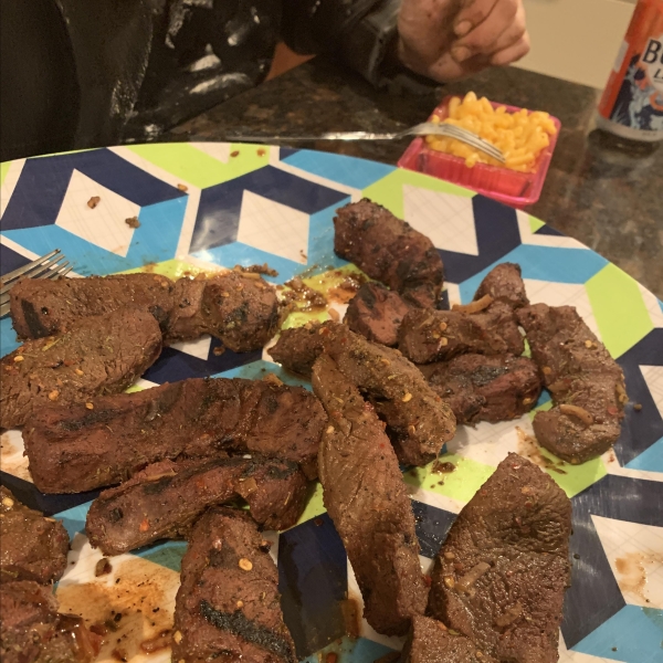 Emily's Marinated Venison Steaks