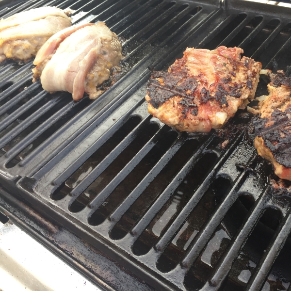 Bacon Wrapped Hamburgers