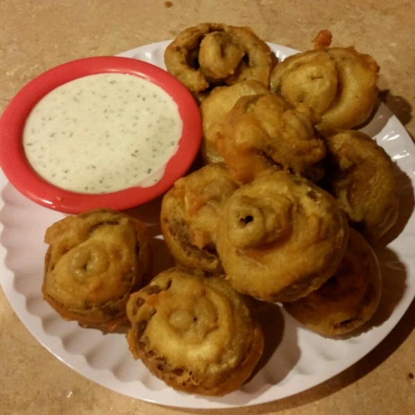 Jim's Beer-Battered Portobello Mushrooms