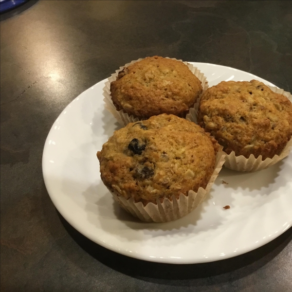 Orange Oatmeal Muffins