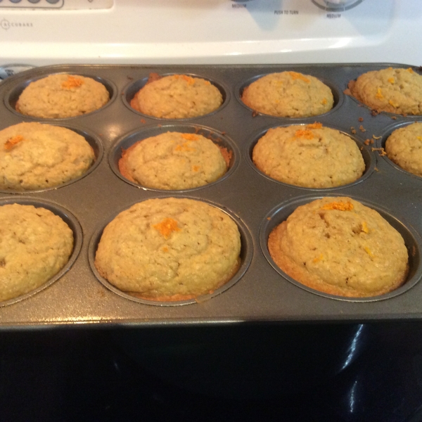 Orange Oatmeal Muffins