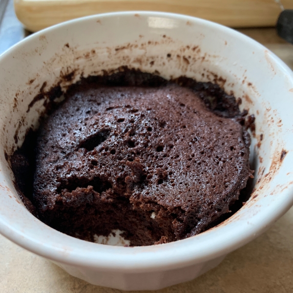 Individual Microwave Brownie