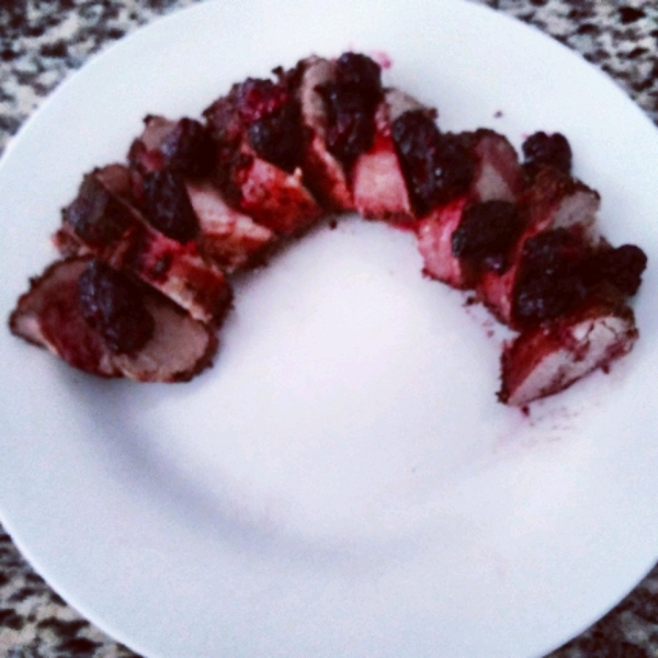 Slow Cooker Blackberry Pork Tenderloin