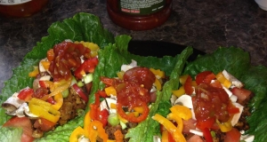 Ground Turkey Taco Lettuce Wraps