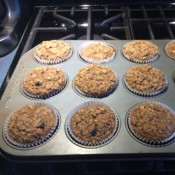 Oatmeal-Banana Muffins
