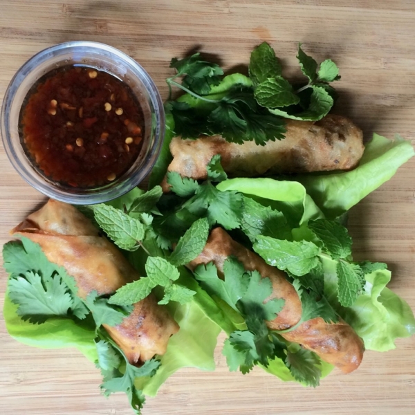 Fried Shrimp Spring Rolls