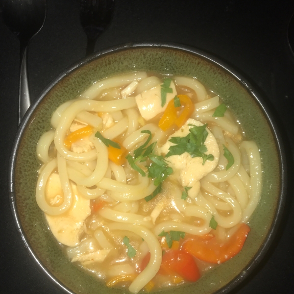 One Pot Thai-Style Rice Noodles