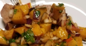 Chili-Rubbed Pork with Mango Salsa