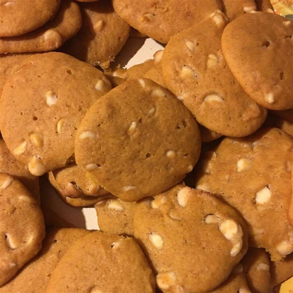 White Chocolate Pumpkin Cookies