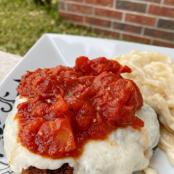 Cube Steaks Parmigiana with Fresh Tomato Sauce