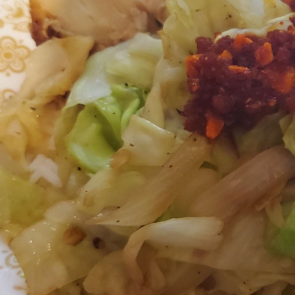 Super Easy Stir-Fried Cabbage