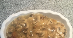 Baked Lemon Chicken Thighs with Mushroom Sauce