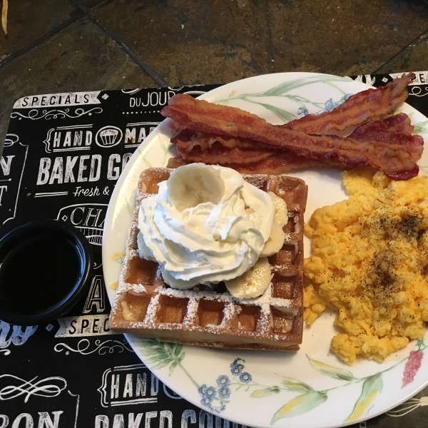 Brown Sugar Bacon Waffles