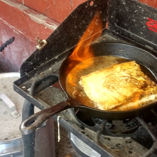 Saganaki (Flaming Greek Cheese)