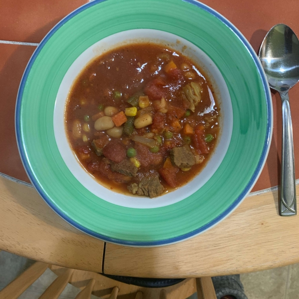 Homemade Vegetable Beef Soup