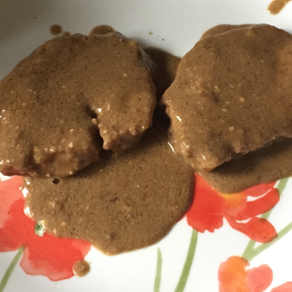 Pork Scaloppini with Mustard Creme