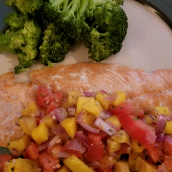 Mango Salsa Salmon