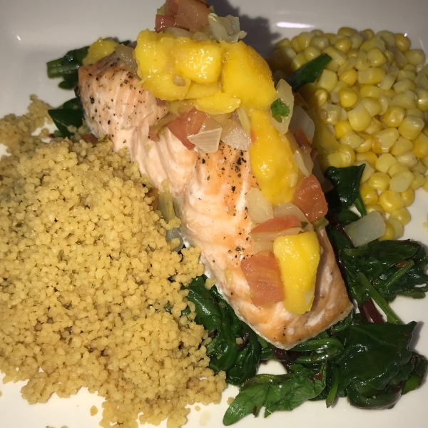 Mango Salsa Salmon