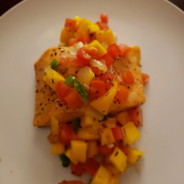 Mango Salsa Salmon