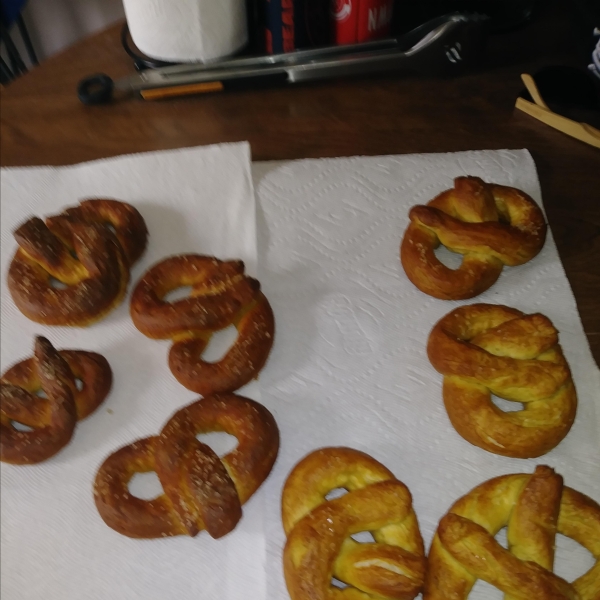 Soft Homemade Pretzels