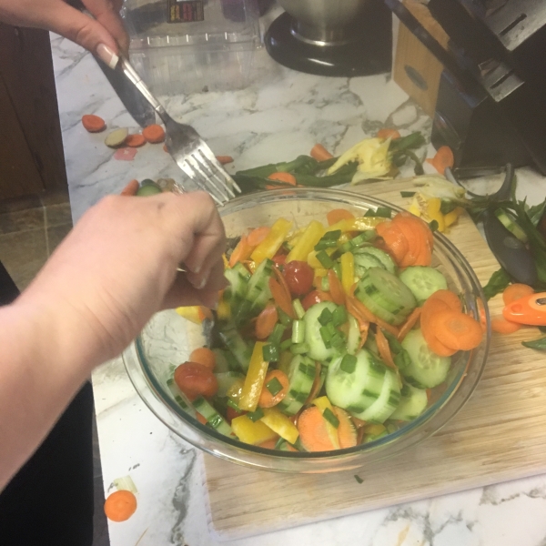 Fresh and Crisp Cucumber Salad