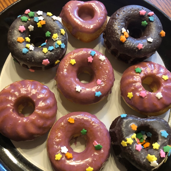 Chocolate Almond Breakfast Donuts