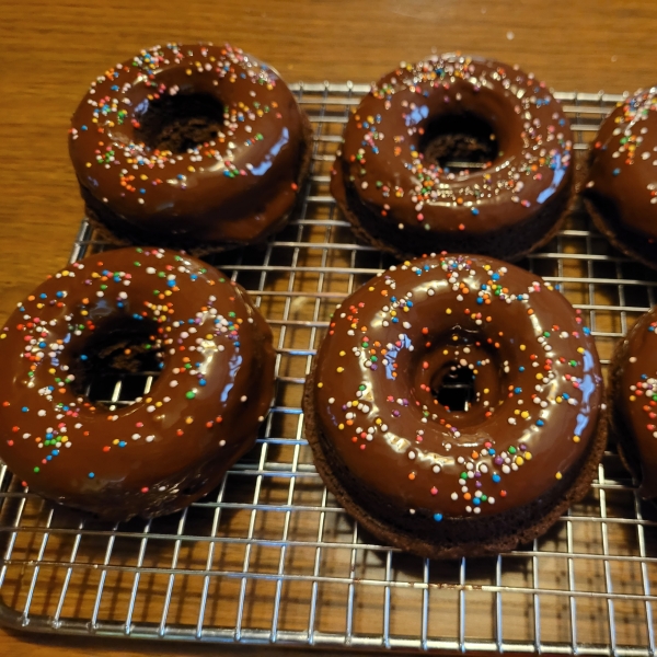 Chocolate Almond Breakfast Donuts