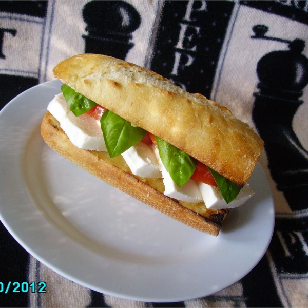 Toasted Caprese Sandwich