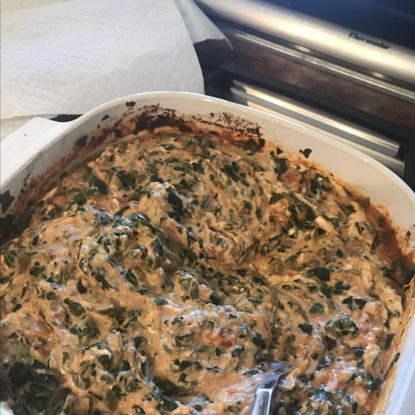 Hot Mexican Spinach Dip