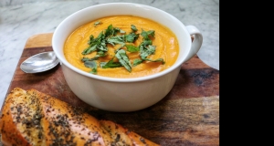 Vegan Butternut Squash Soup with Coconut Milk