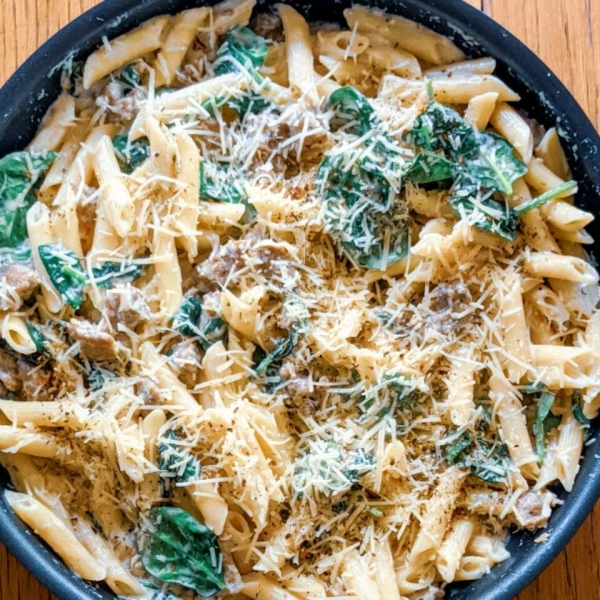 Baked Penne with Italian Sausage