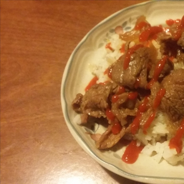 Gyudon Japanese Beef Bowl