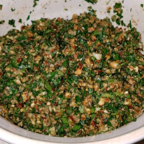 Almond and Parsley Salsa Verde