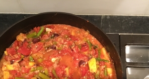 Spaghetti Squash with Fire Roasted Tomatoes