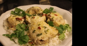 Juicy Asian Steamed Chicken Thighs