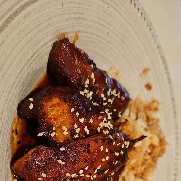 Honey-Garlic Slow Cooker Chicken Thighs